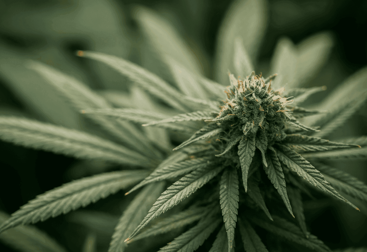 grüne Cannabis Pflanze